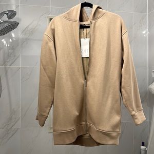 Zara beige oversized hoodie BNWT